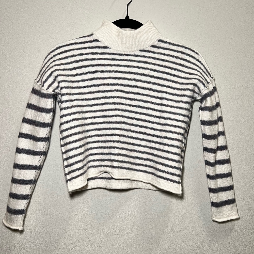 Madewell striped turtle neck